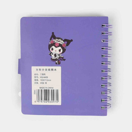 Cute Adorable Design A6 Mini Spiral Diary / Notebook