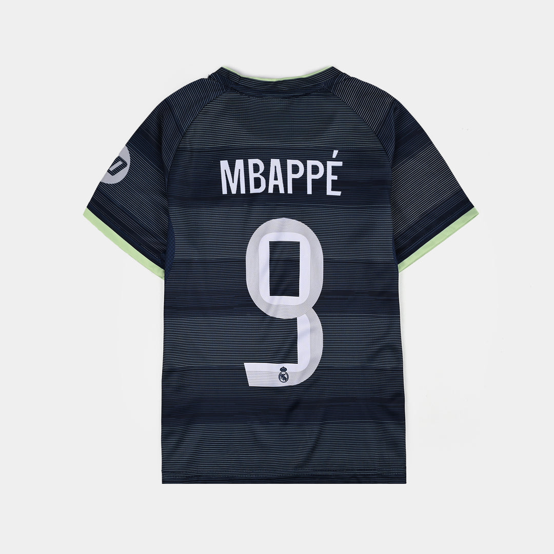 Boys Poly Jersey Suit Mbappe Blue