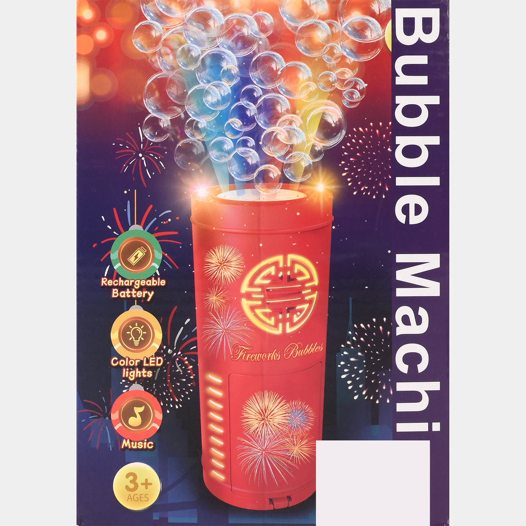 Fireworks Bubble Machine