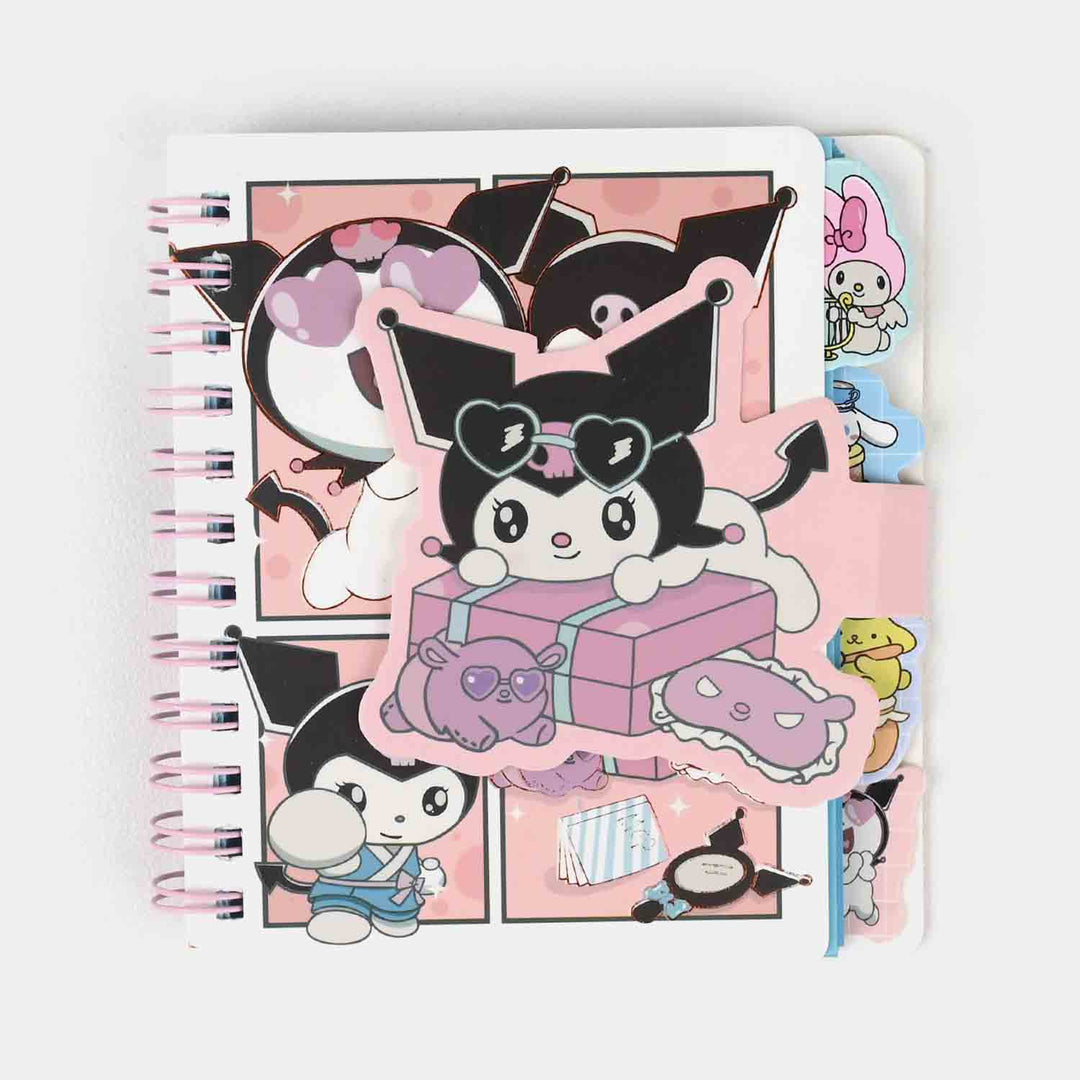 Cute Adorable Design A6 Mini Spiral Diary / Notebook