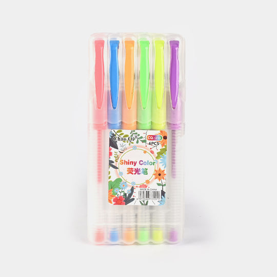 Shiny Color Pen 6 Pcs For Kids