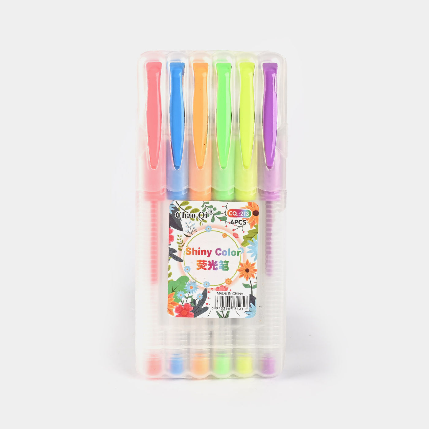 Shiny Color Pen 6 Pcs For Kids