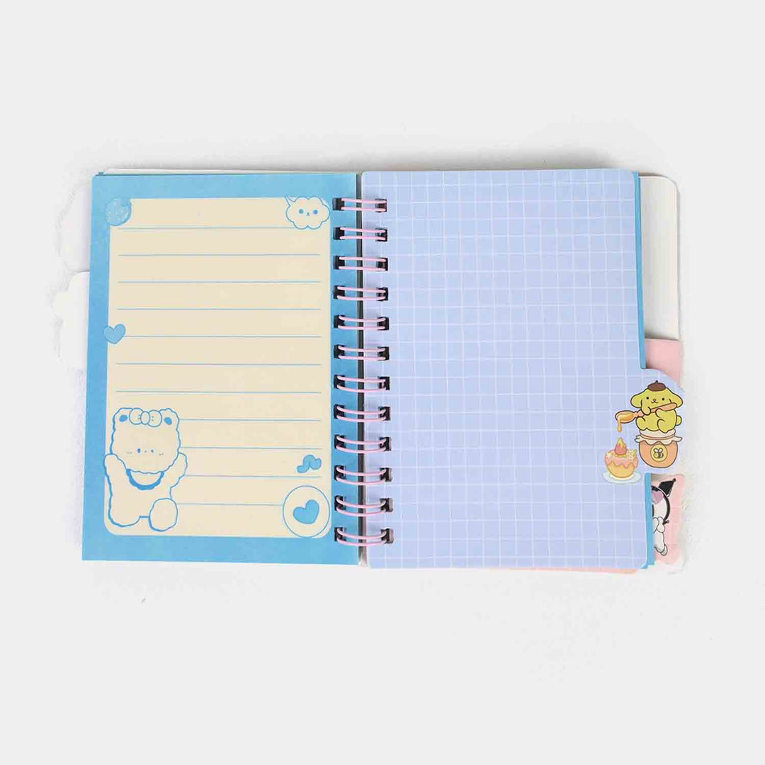 Cute Adorable Design A6 Mini Spiral Diary / Notebook