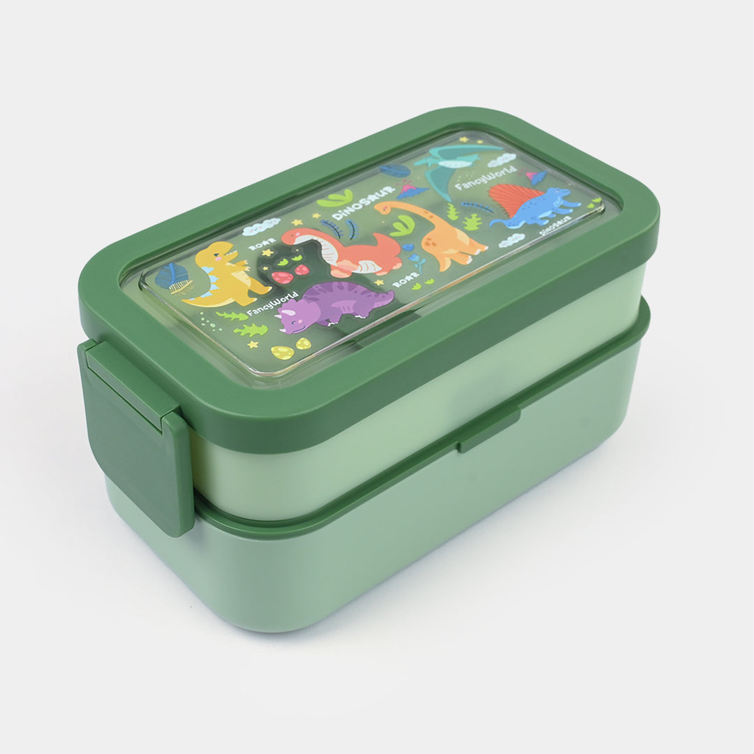 Stainless Steel + Plastic Lunch Box