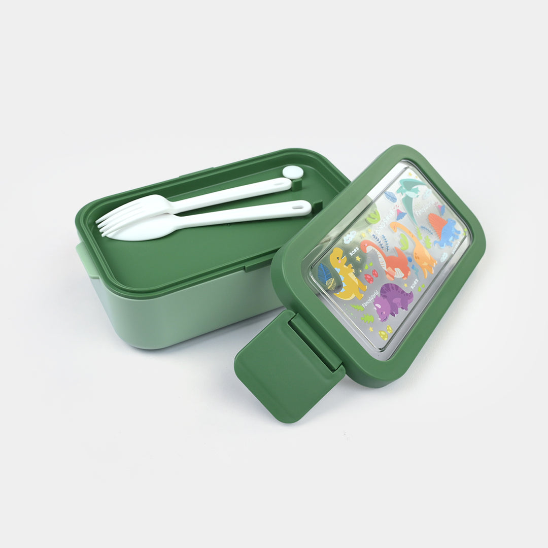 Stainless Steel + Plastic Lunch Box
