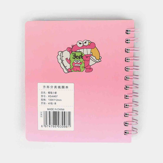 Cute Adorable Design A6 Mini Spiral Diary / Notebook