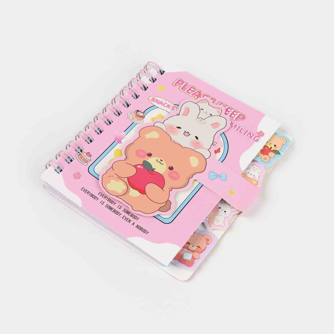 Cute Adorable Design A6 Mini Spiral Diary / Notebook