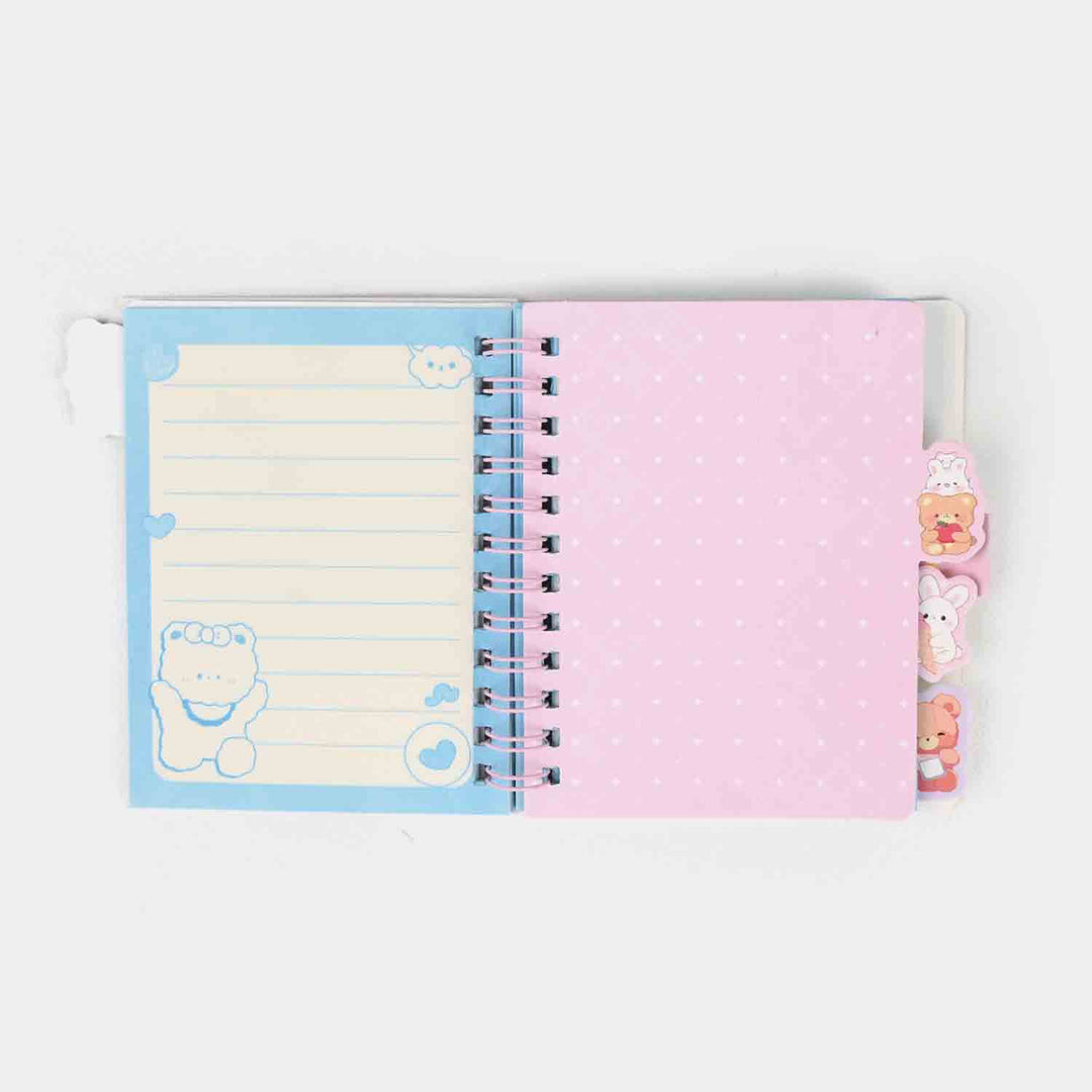 Cute Adorable Design A6 Mini Spiral Diary / Notebook