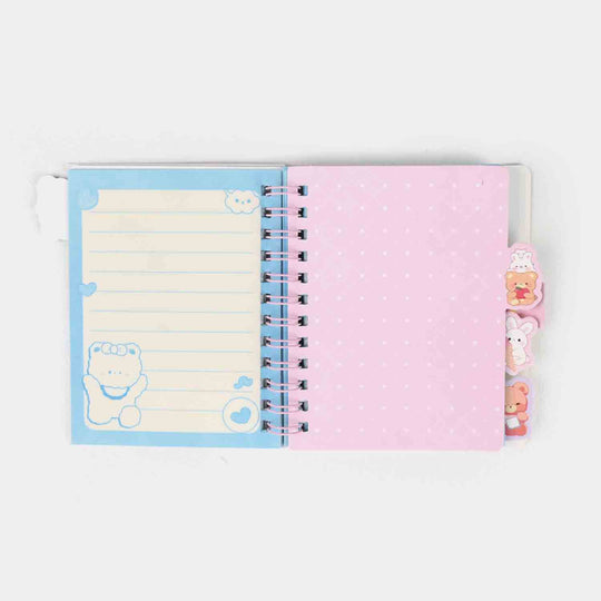Cute Adorable Design A6 Mini Spiral Diary / Notebook