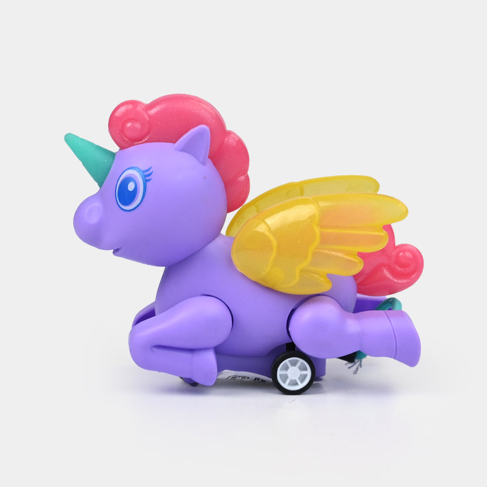 Cute Pull-Back Dinky Toy with Light