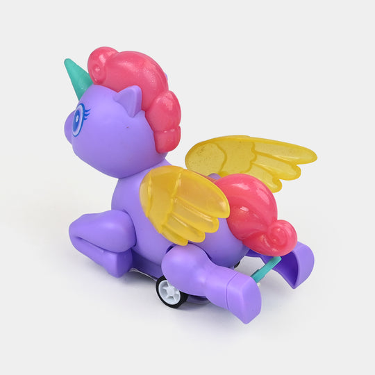 Cute Pull-Back Dinky Toy with Light