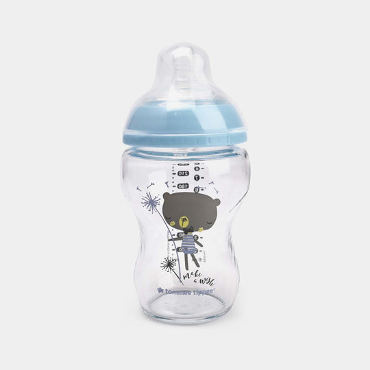 Tommee Tippee Closer to Nature Baby Glass Feeding Bottle (9oz / 250ml)