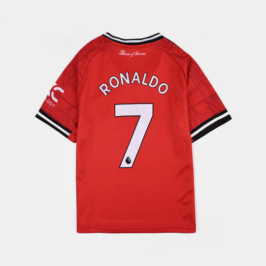 Boys Poly Jersey Suit Manchester-RED