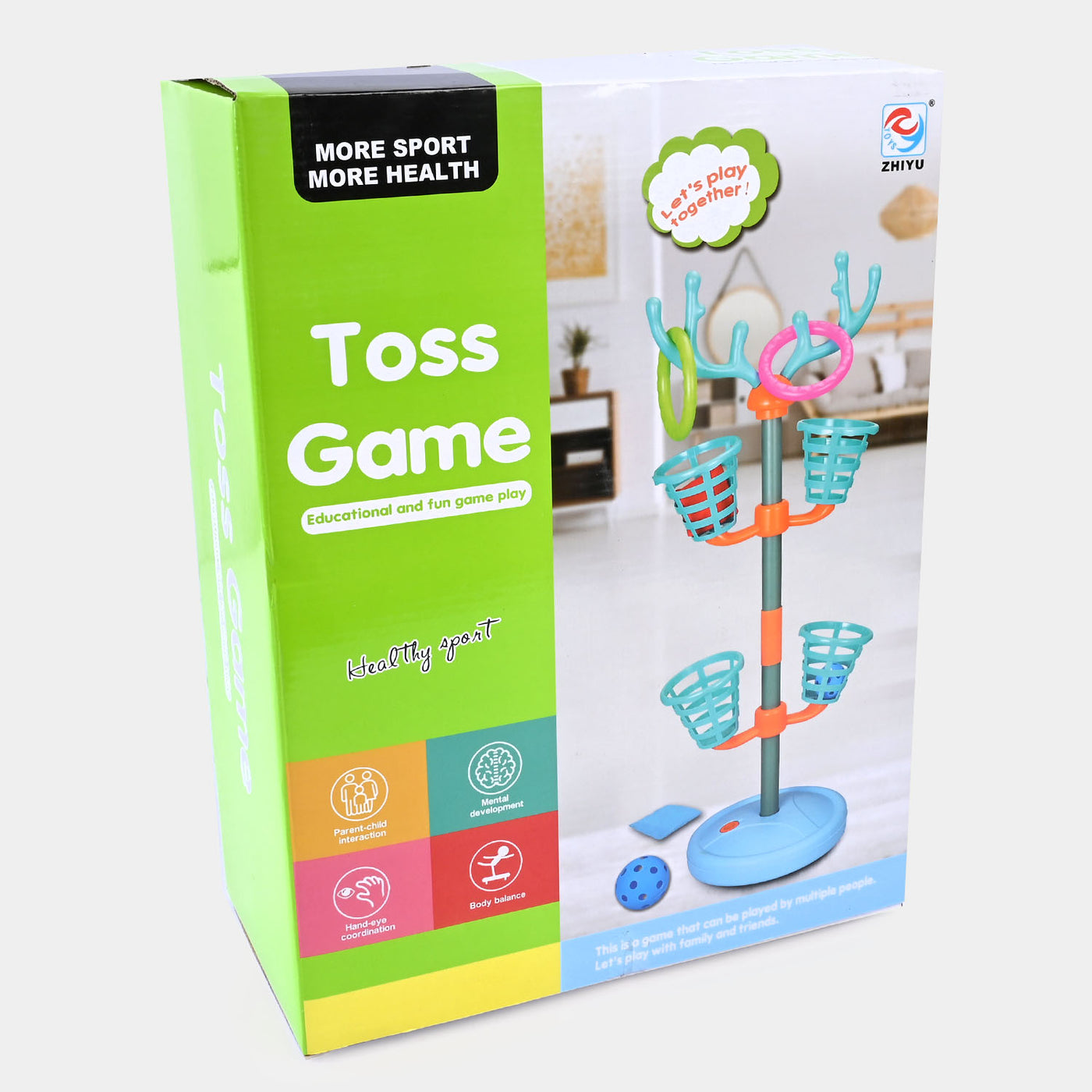 Toss Game & Ring Throwing Game For Kids