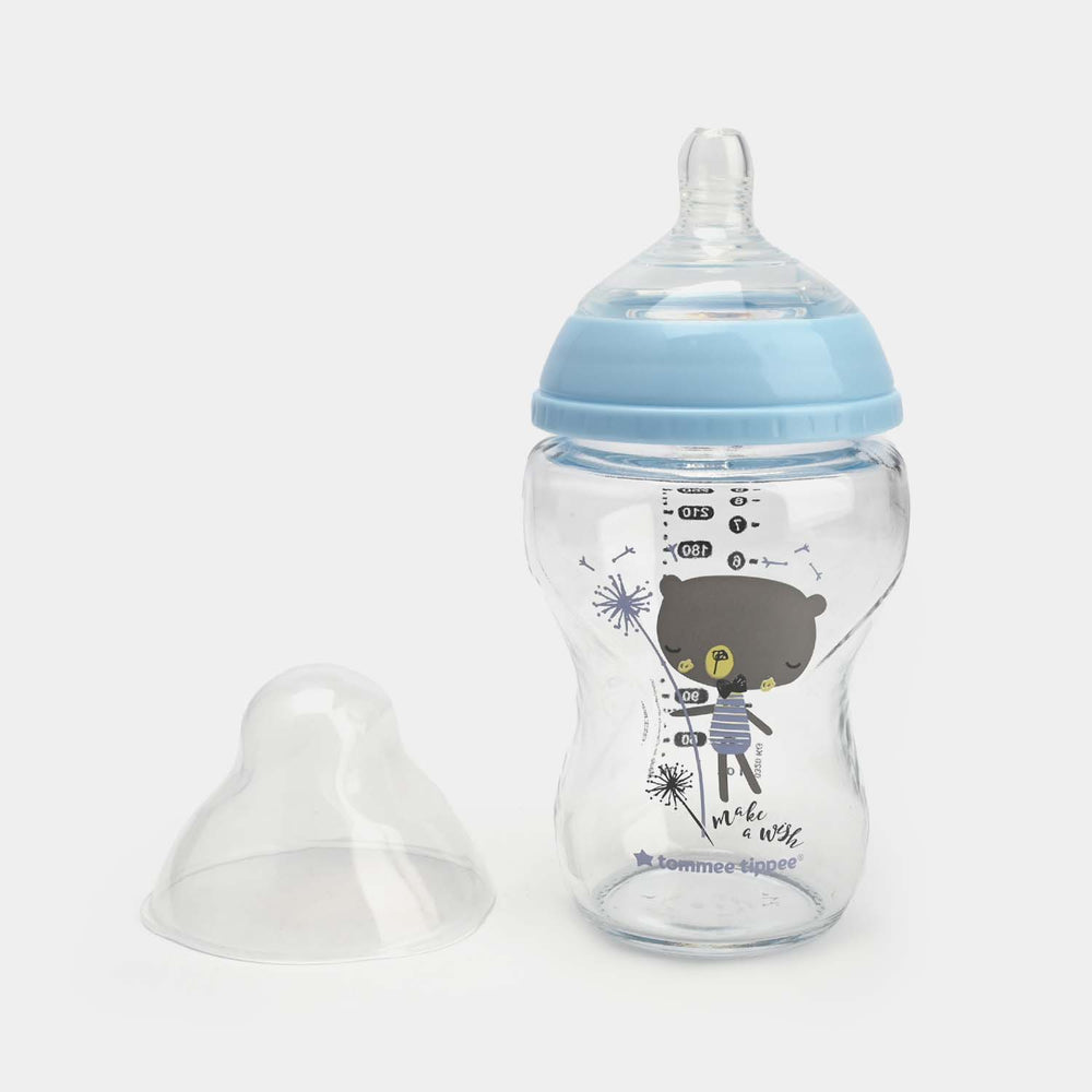 Tommee Tippee Closer to Nature Baby Glass Feeding Bottle (9oz / 250ml)