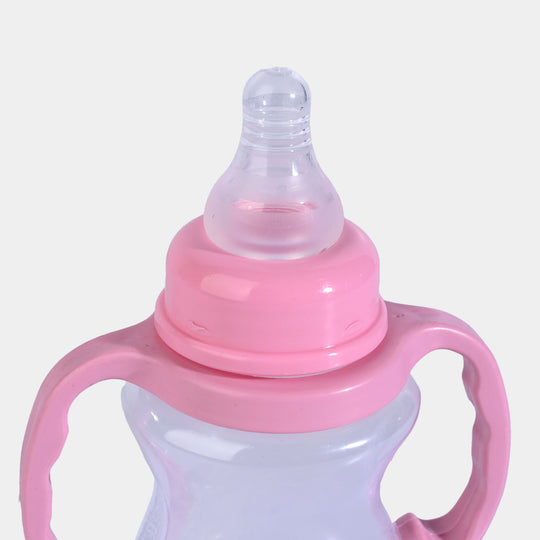 Baby Plastic Feeding Bottle 5Oz | 150ml | Pink