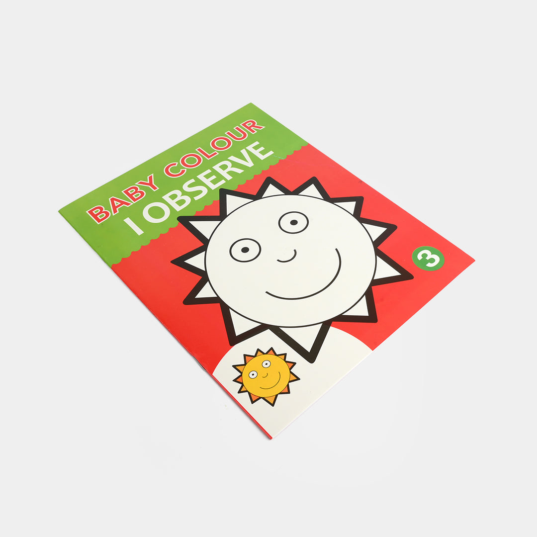 I Observe Kids Activity Coloring Book