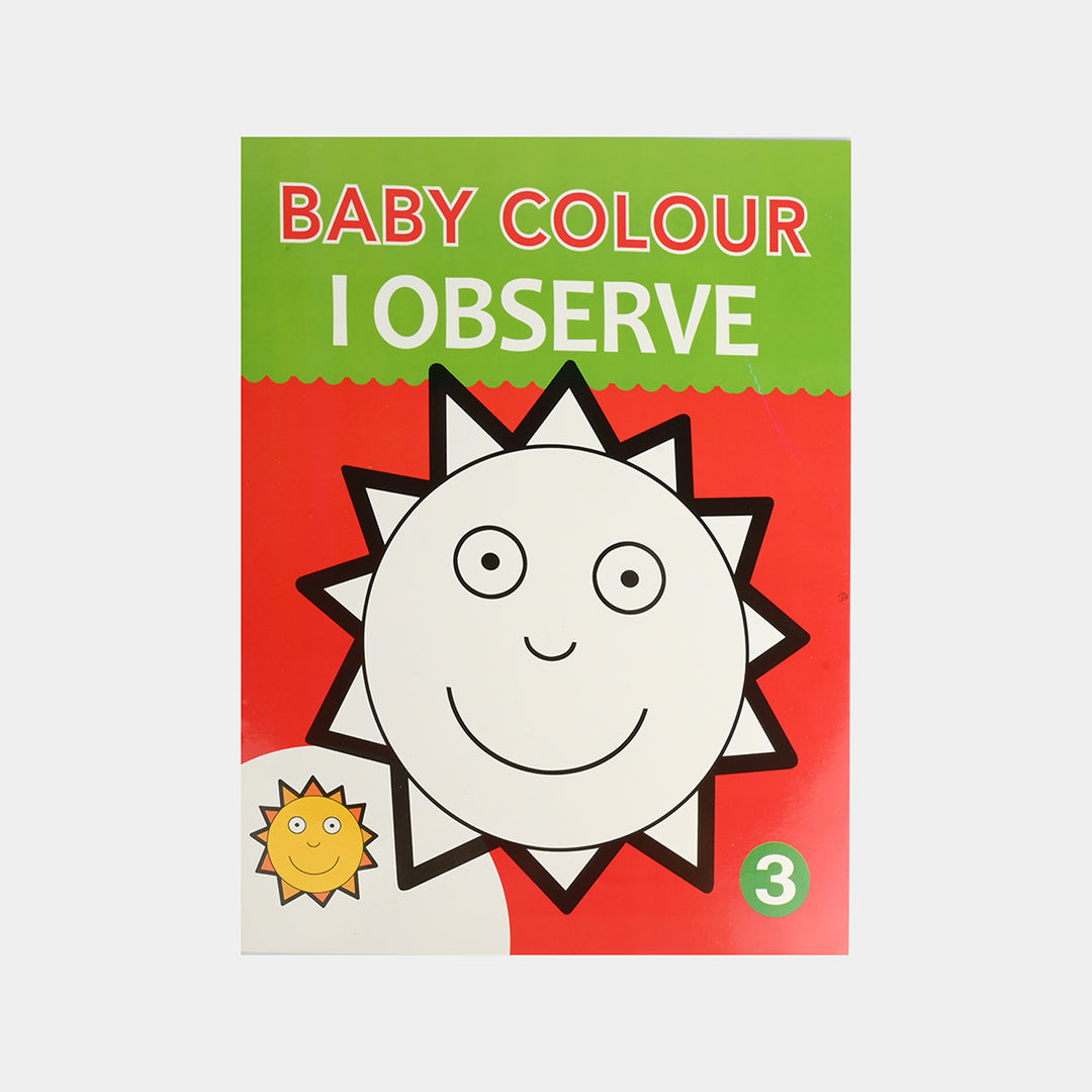 I Observe Kids Activity Coloring Book