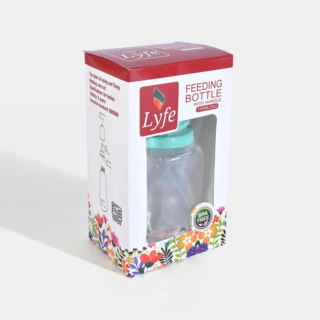 Baby Plastic Feeding Bottle 5Oz | 150ml | Green