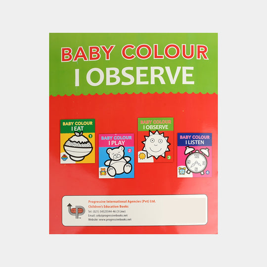 I Observe Kids Activity Coloring Book