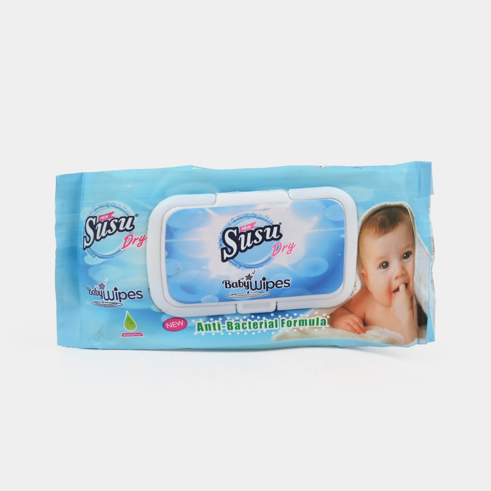 Dry Baby Wipes Anti-Bacterial Formula