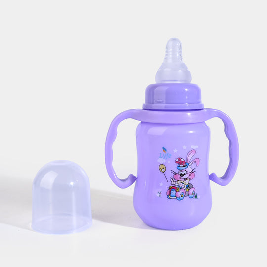 Lyfe Baby Plastic Feeding Bottle 5Oz |150ml | Basic Purple