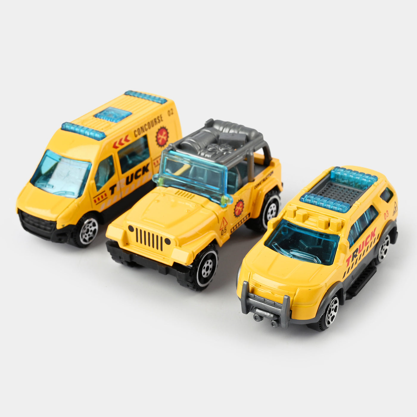 Die Cast Metal Vehicle 6Pcs Set