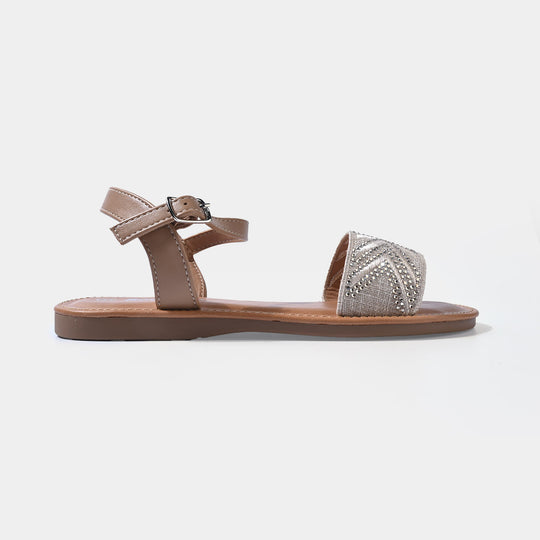 Girls Sandal 189-8-BEIGE
