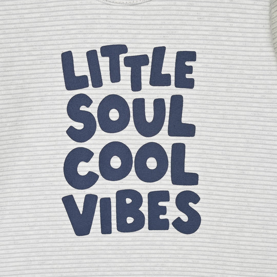 Infant Boys Lycra Jersey T-Shirt Cool Vibes-White