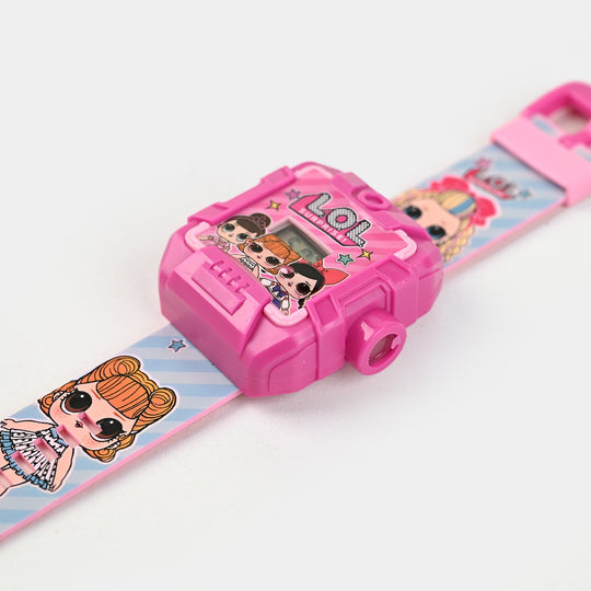 Character Projector Wrist Watch For Kids