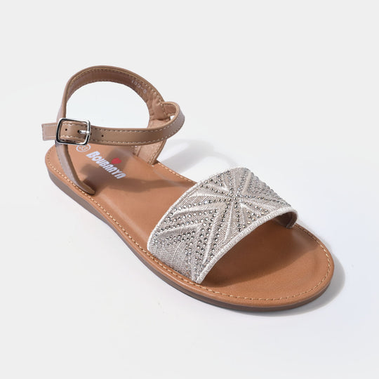 Girls Sandal 189-8-BEIGE