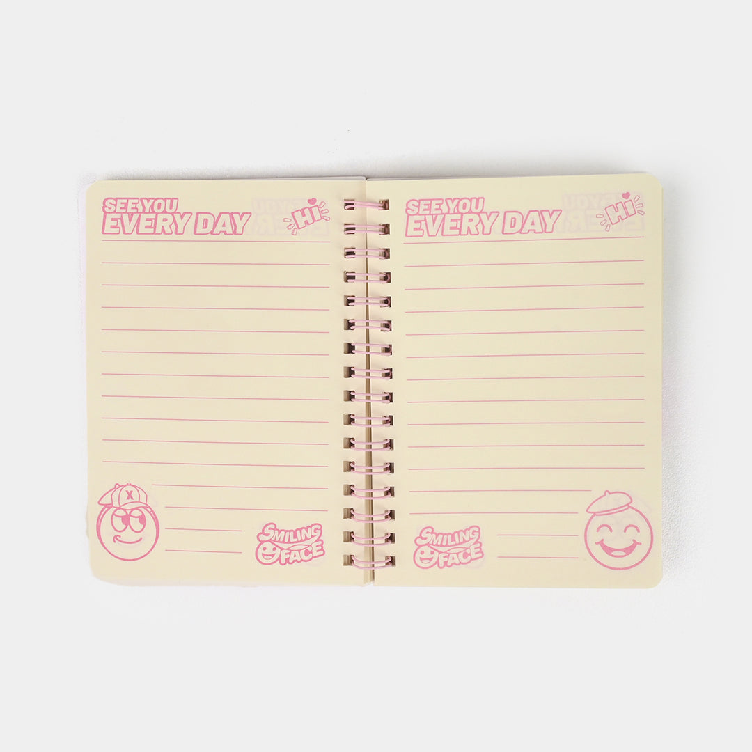 Cute Adorable Design A6 Mini Spiral Diary / Notebook