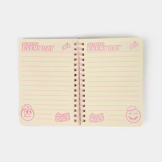 Cute Adorable Design A6 Mini Spiral Diary / Notebook
