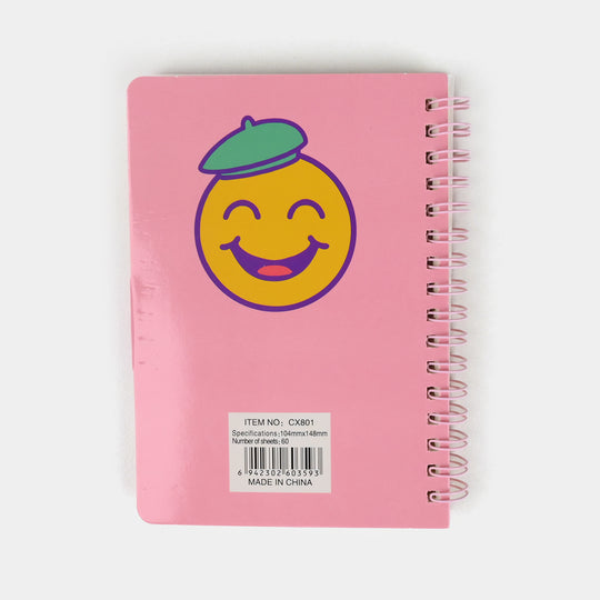 Cute Adorable Design A6 Mini Spiral Diary / Notebook