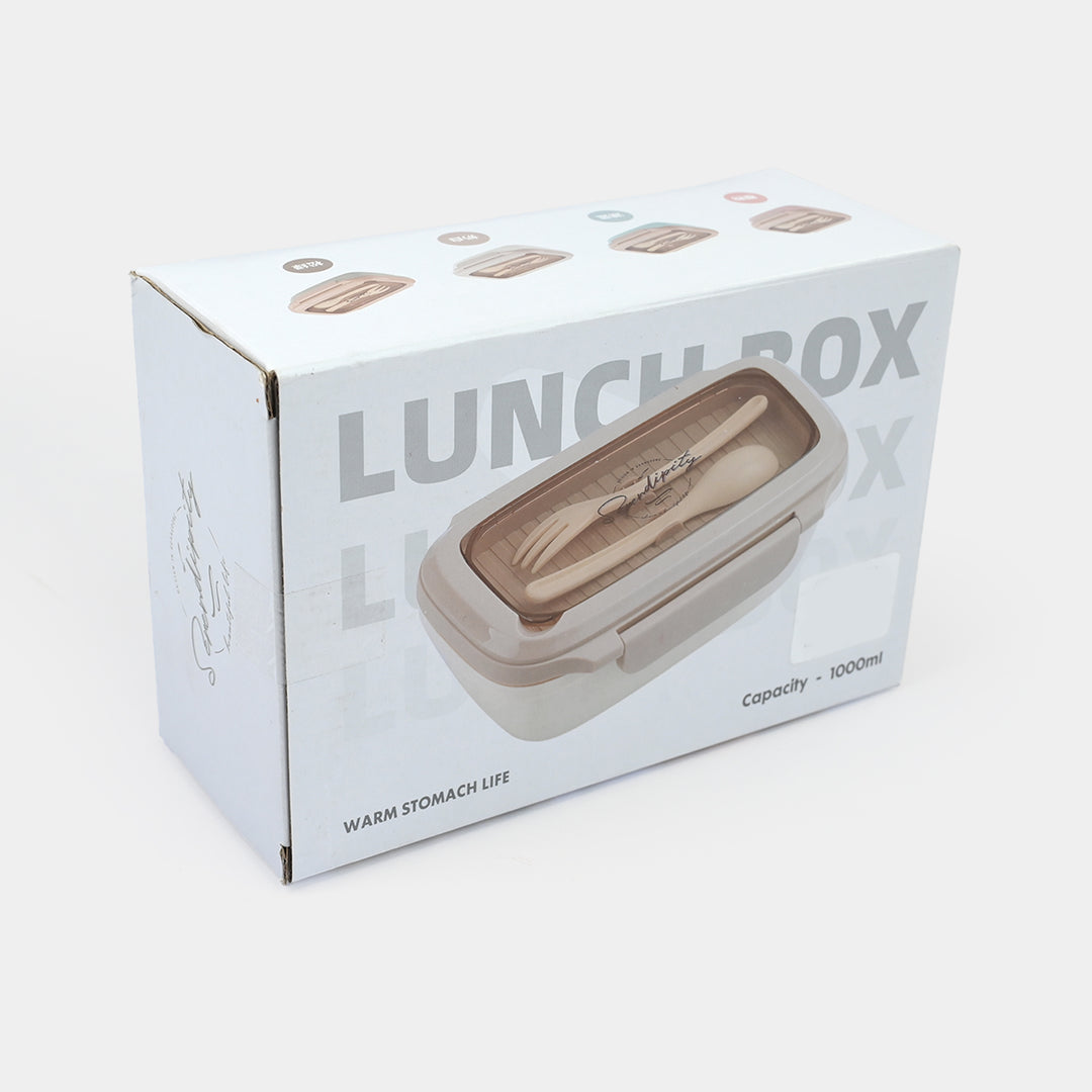 Lunch Box Stainless Steel + Plastic