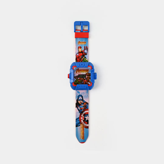 Character Projector Wrist Watch For Kids