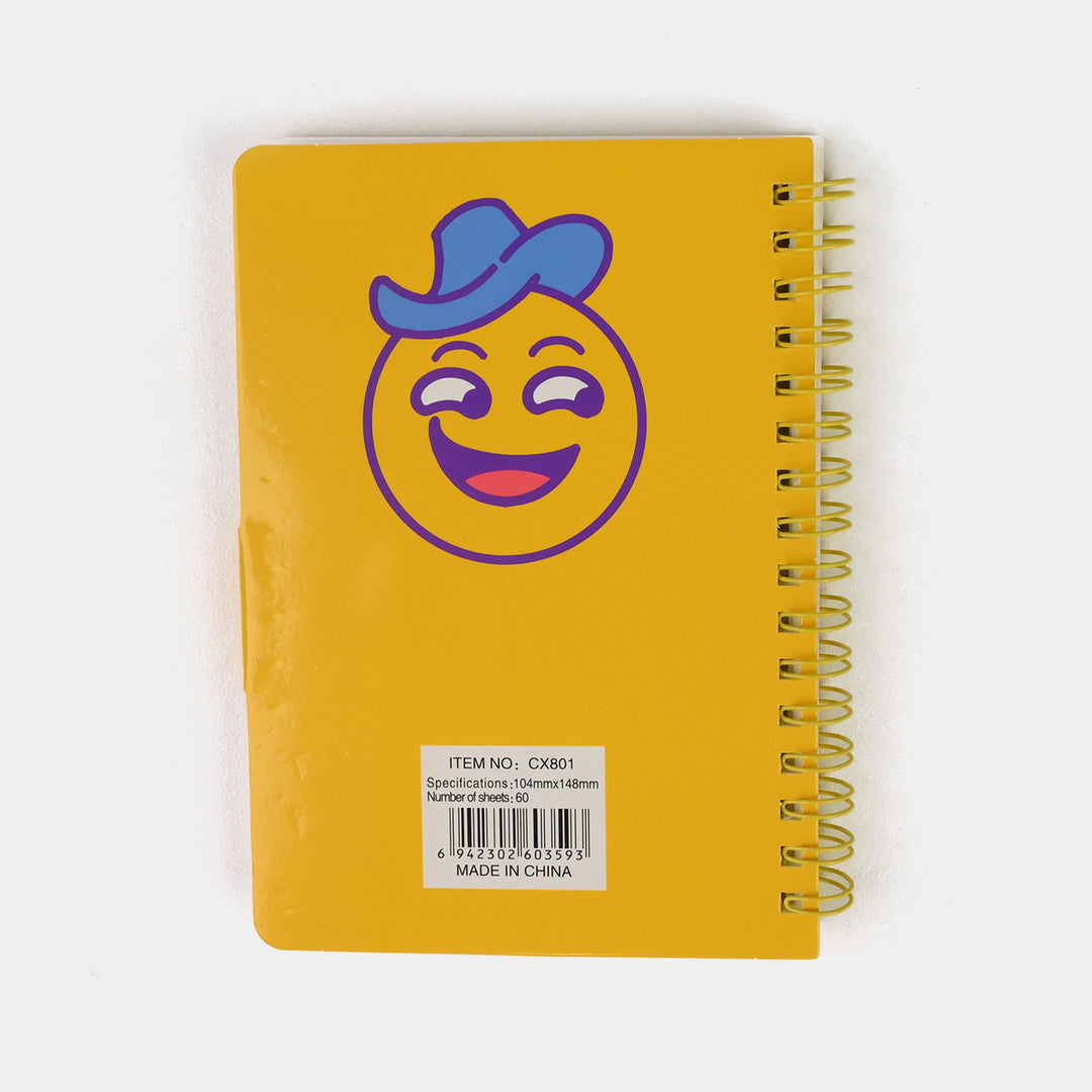 Cute Adorable Design A6 Mini Spiral Diary / Notebook