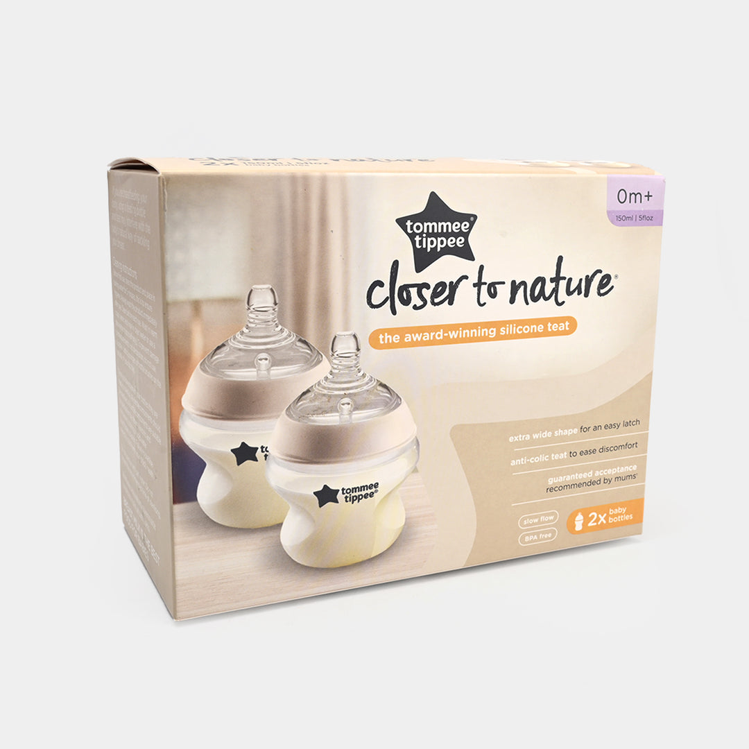 Tommee Tippee Closer to Nature Baby Bottles – Pack of 150ml Bottles