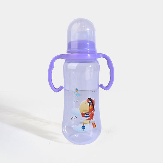 Lyfe Baby Plastic Feeding Bottle 9Oz |280ml |Basic Purple
