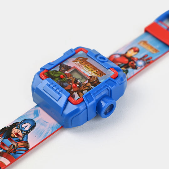 Character Projector Wrist Watch For Kids