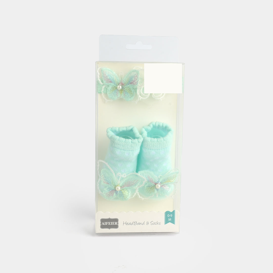Baby Socks With Headband | 0M+