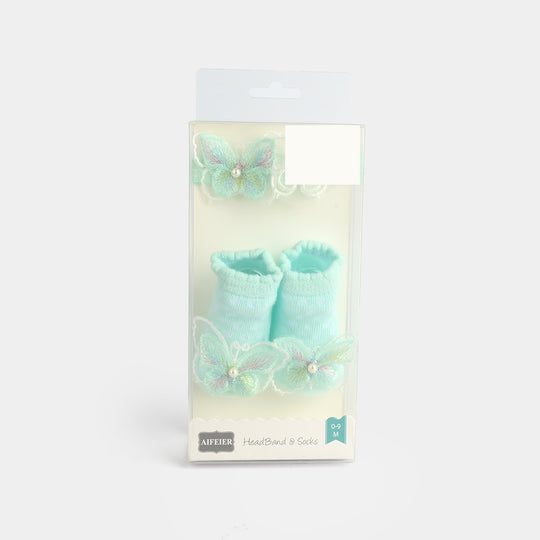 Baby Socks With Headband | 0M+