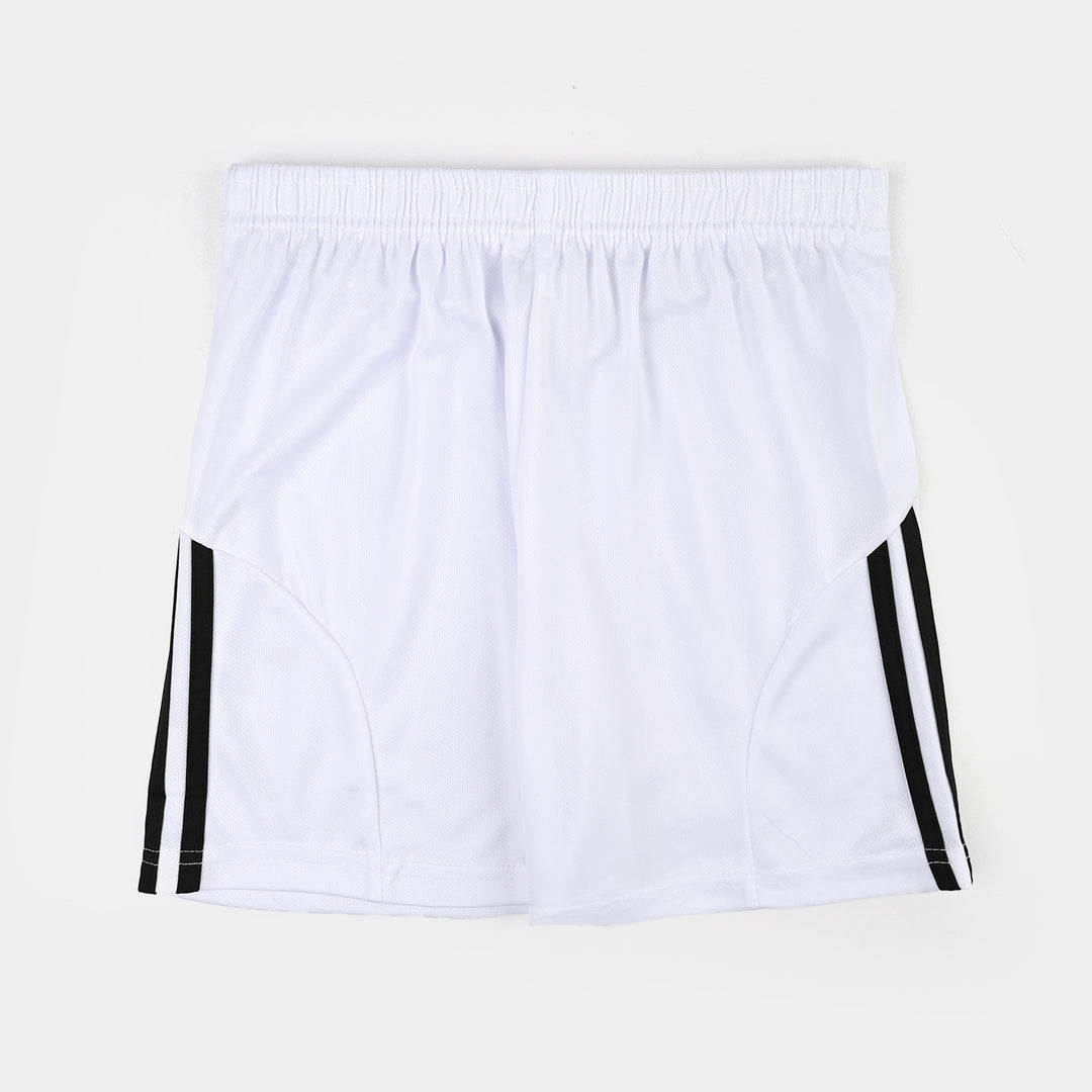 Boys Poly Jersey Suit FCB-White