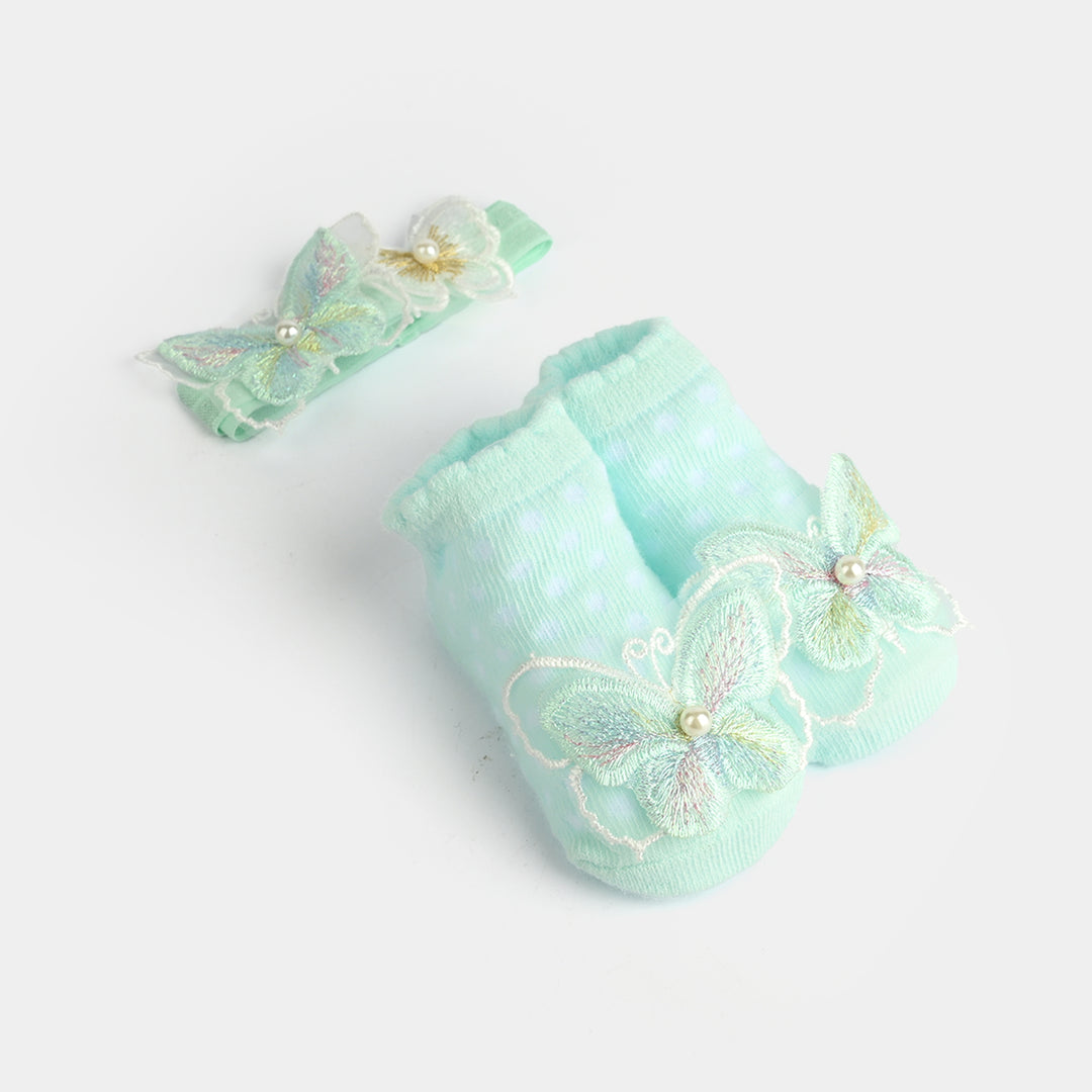 Baby Socks With Headband | 0M+