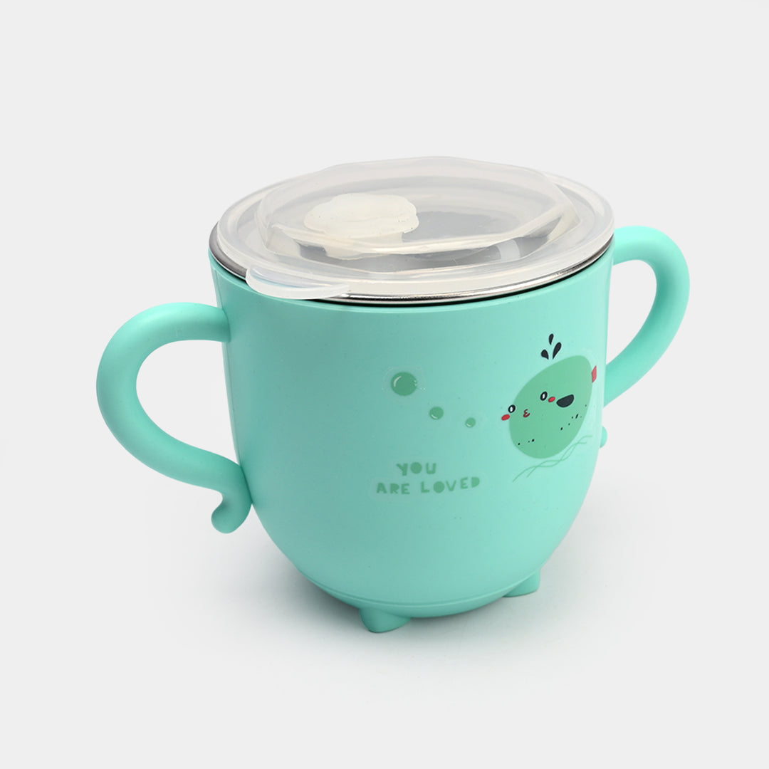 Stainless Steel Double Handle Drinking Cup | 6M+