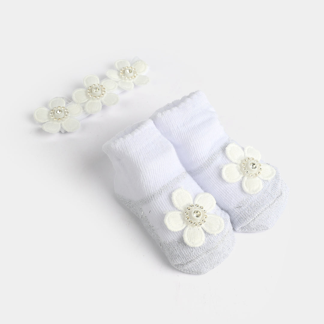 Baby Socks With Headband | 0M+