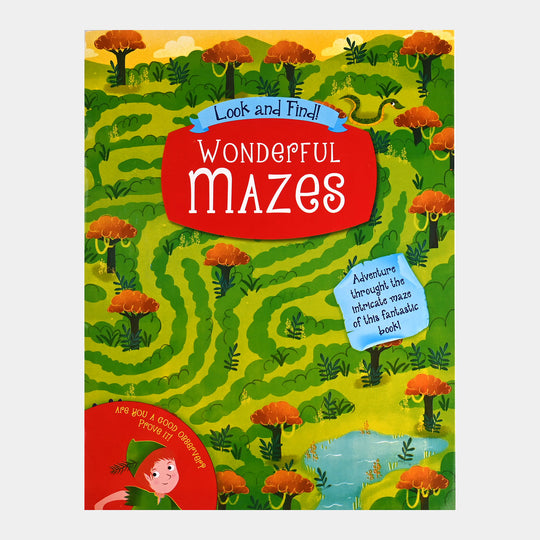 Wonderful Mazes Activity Book For Kids