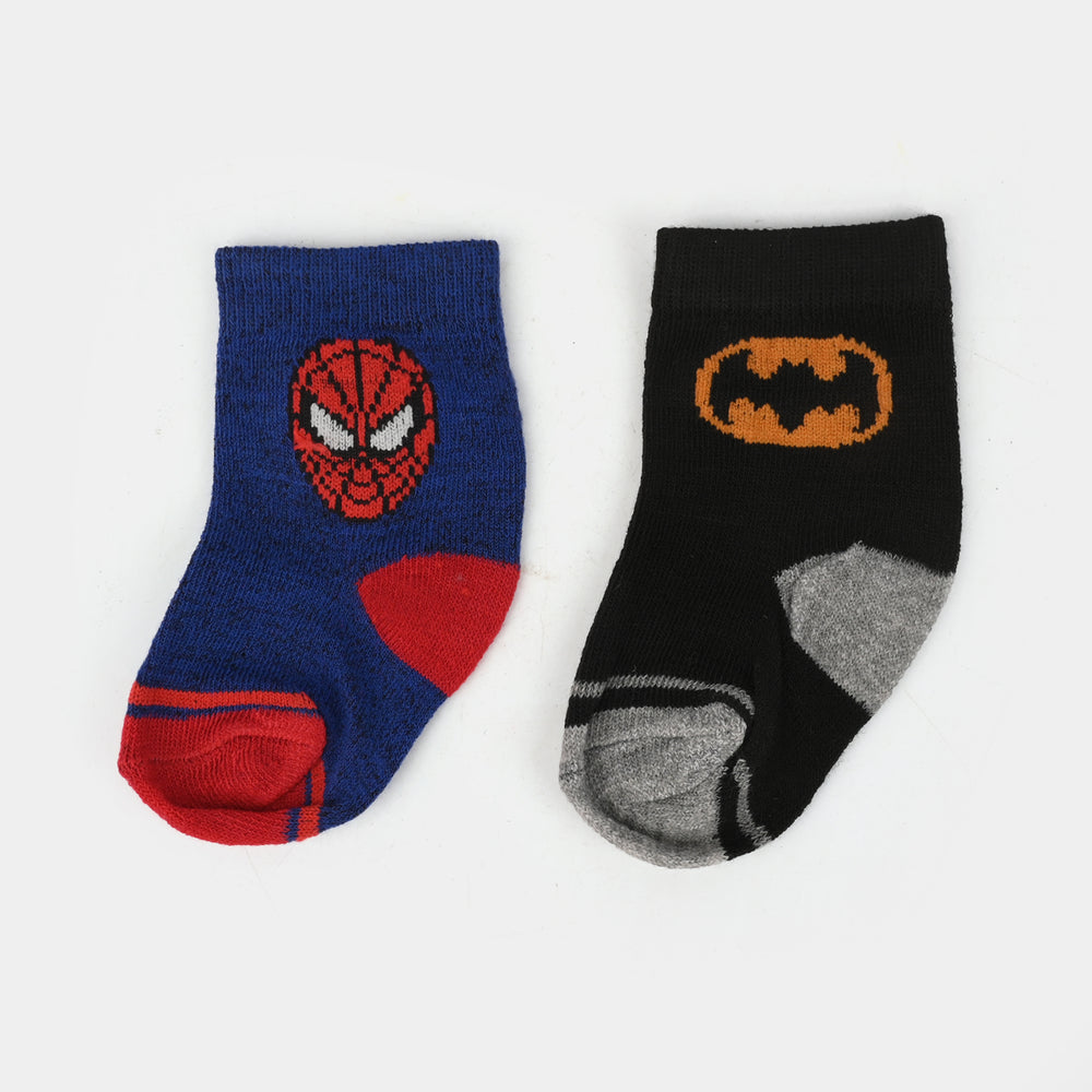 Infant Boys Pack of 2 Socks SPD & BTM-Black Blue