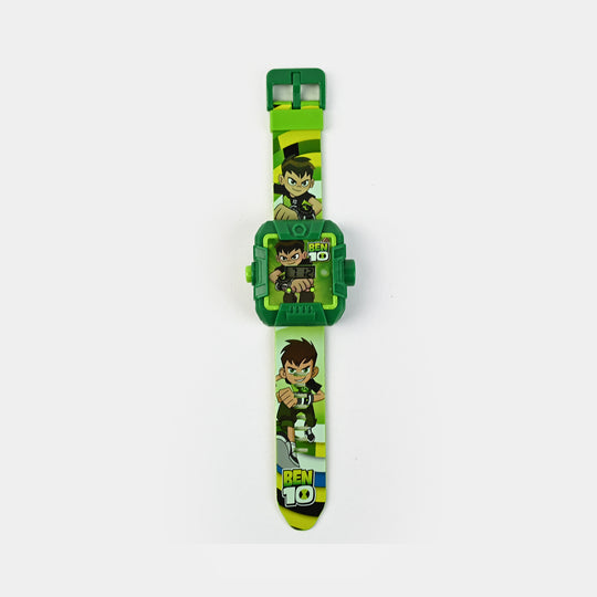 Character Projector Wrist Watch For Kids