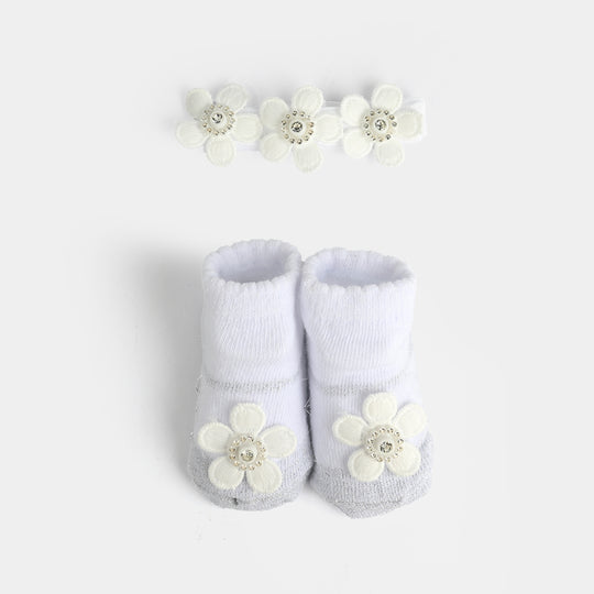 Baby Socks With Headband | 0M+